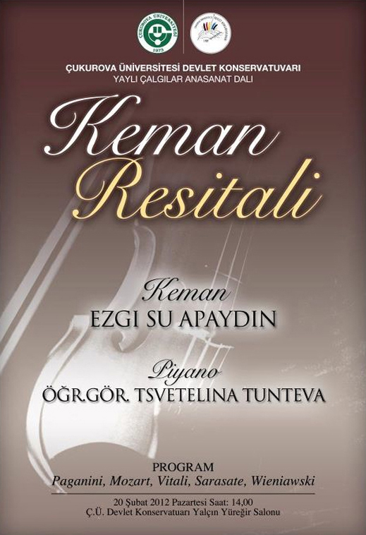 20.02.2012 / Apaydın, Ezgi Su Keman Resitali