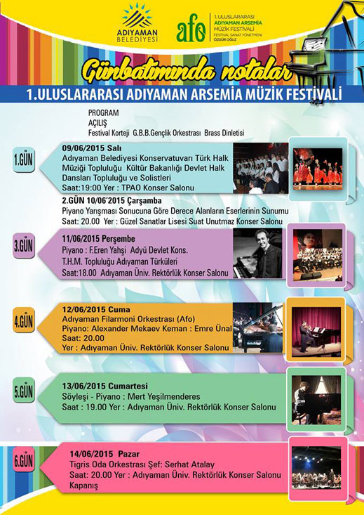 1. Adıyaman Arsemia Müzik Festivali
