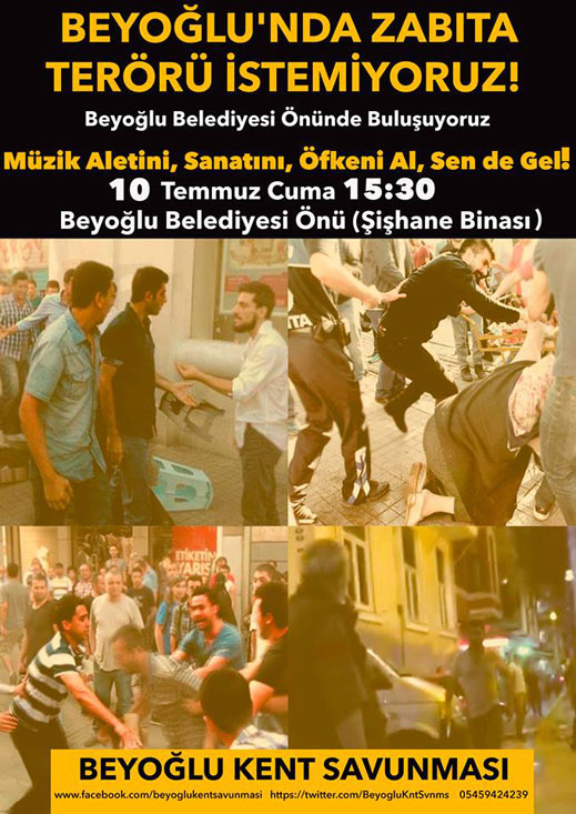10.07.2015 / Müzik Aletini, Sanatını, Öfkeni Al, Sen de Gel!