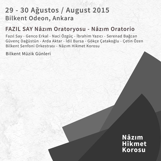 29.08.2015 / Nazım Hikmet Korosu Dinletisi