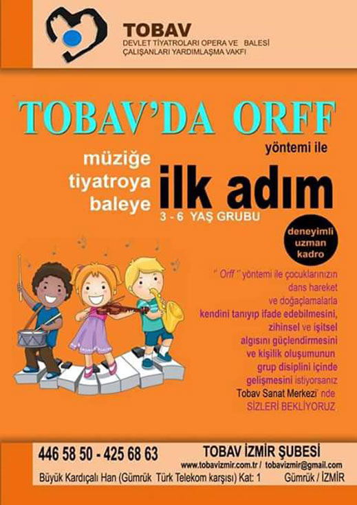 28.08.2015 / TOBAV'da Orff Yöntemi İle Müziğe Tiyatroya Baleye İlk Adım