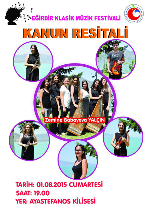 01.08.2015 / Zemine Babayeva Yalçın - Eğirdir Klasik Müzik Festivali Kanun Resitali