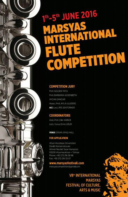 01.06.2016 - Marsyas Uluslararası Flüt Yarışması
