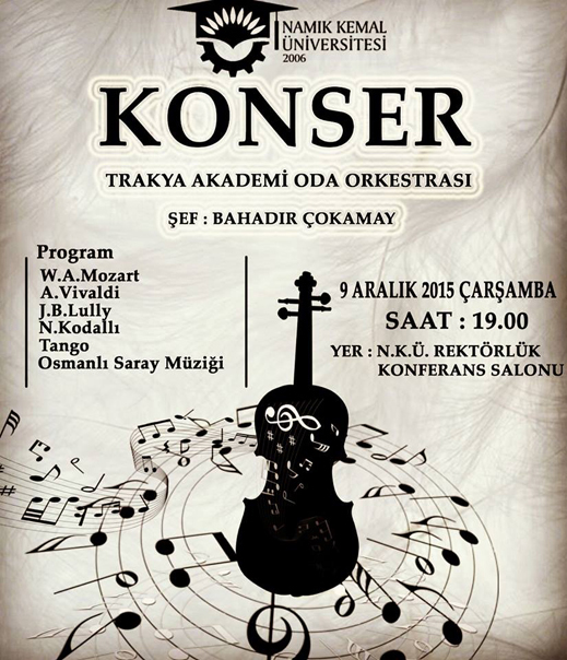 09.12.2015 / Trakya Akademi Oda Orkestrası Dinletisi