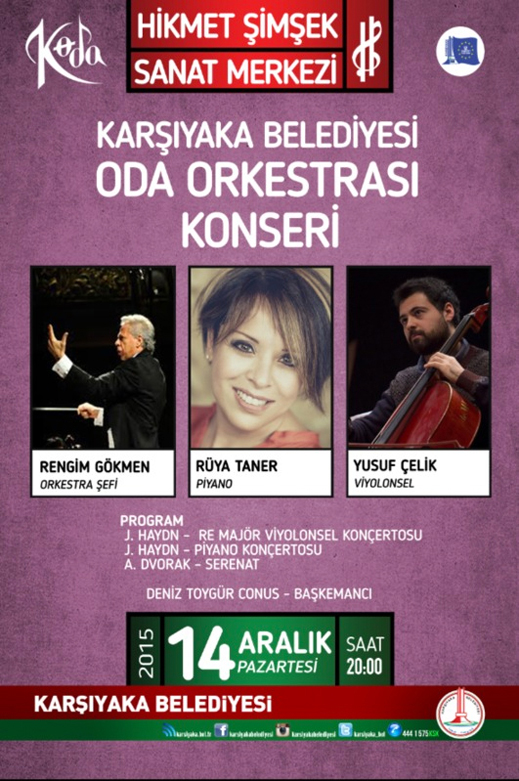 14.12.2015 - Karşıyaka Belediyesi Oda Orkestrası Dinletisi
