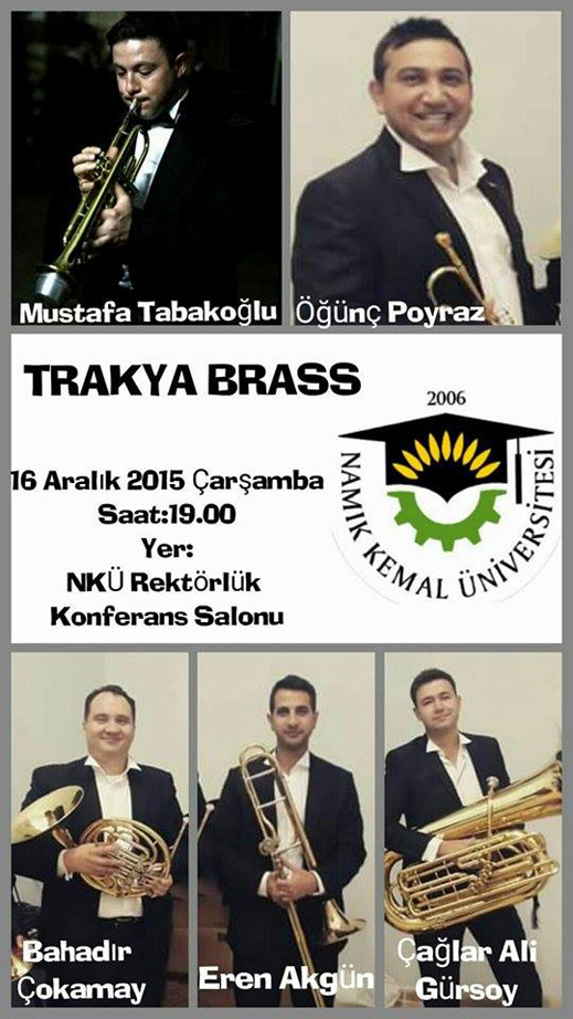 16.12.2015 / Trakya Brass Dinletisi