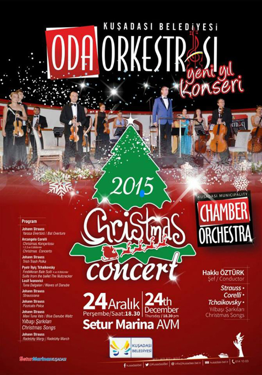 24.12.2015 / Kuşadası Belediyesi Oda Orkestrası Yeni Yıl Dinletisi