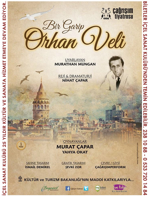 06.01.2016 / Çağrışım Tiyatrosu Bir Garip Orhan Veli