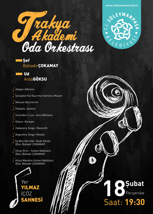 18.02.2016 / Trakya Akademi Oda Orkestrası Dinletisi