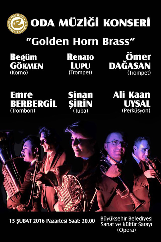 15.02.2016 / Golden Horn Brass Dinletisi