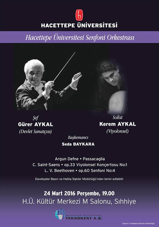24.03.2016 / Hacettepe Üniversitesi Senfoni Orkestrası Dinletisi