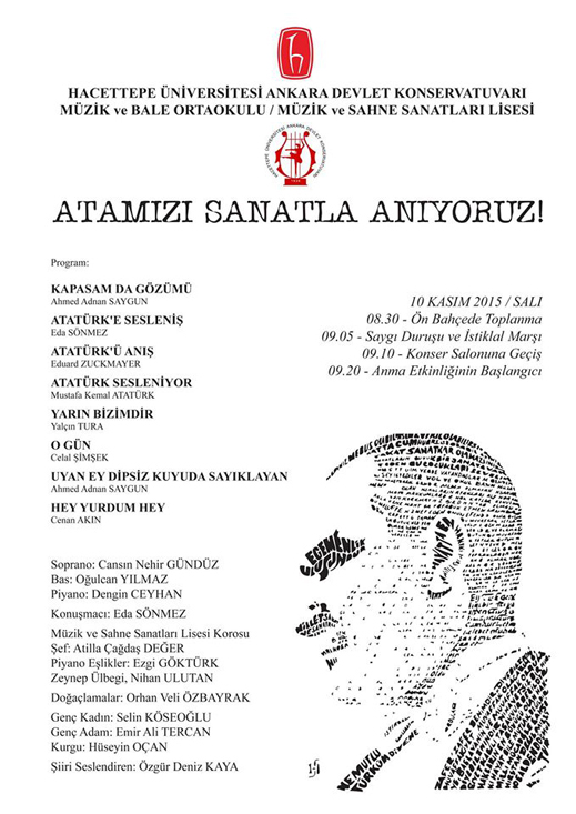 10.11.2015 / Atamızı Sanatla Anıyoruz