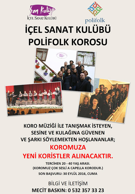 30.09.2016 / İçel Sanat Kulübü Polifolk Korosu