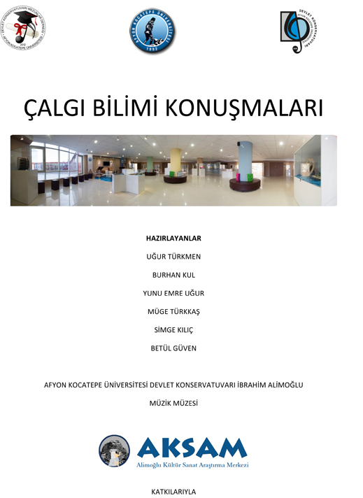 Çalgı Bilimi Konuşmaları Kitabı Kapak