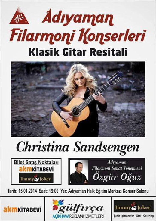15.01.2014 / Christina Sandsengen Klasik Gitar Resitali