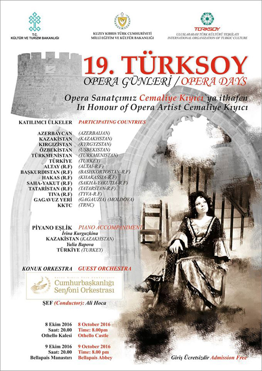 08.10.2016 / 19. Türksoy Opera Günleri