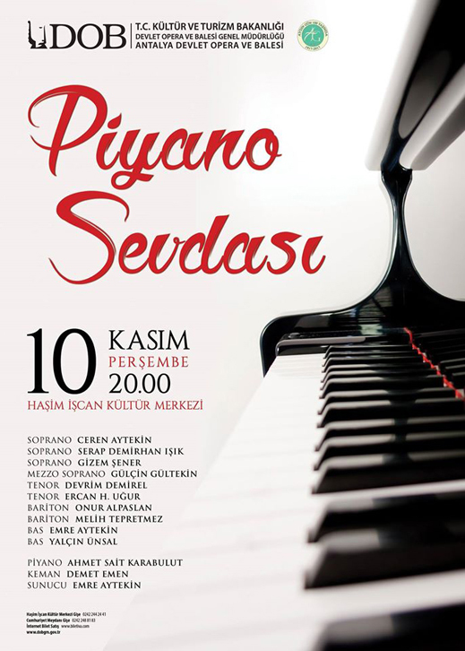 10.11.2016 / Piyano Sevdası