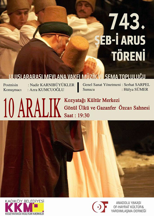 10.12.2016 / 743. Şeb-i Arus Töreni