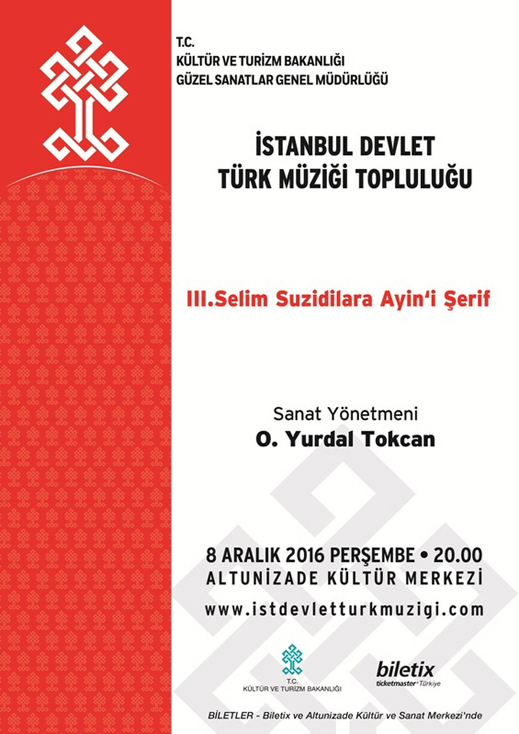 08.12.2016 / III. Selim Suzidilara Ayin'i Şerif