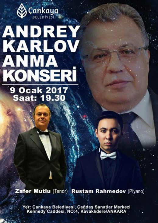 09.01.2017 / Andrey Karlov Anma Dinletisi