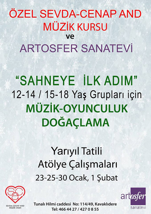 23.01.2017 / Sahneye İlk Adım - Yarıyıl Tatili Atölye Çalışmaları