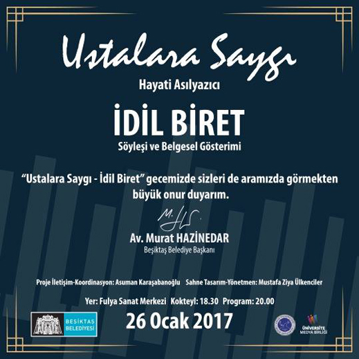 26.01.2017 / İdil Biret Söyleşisi ve Belgesel Gösterimi-2