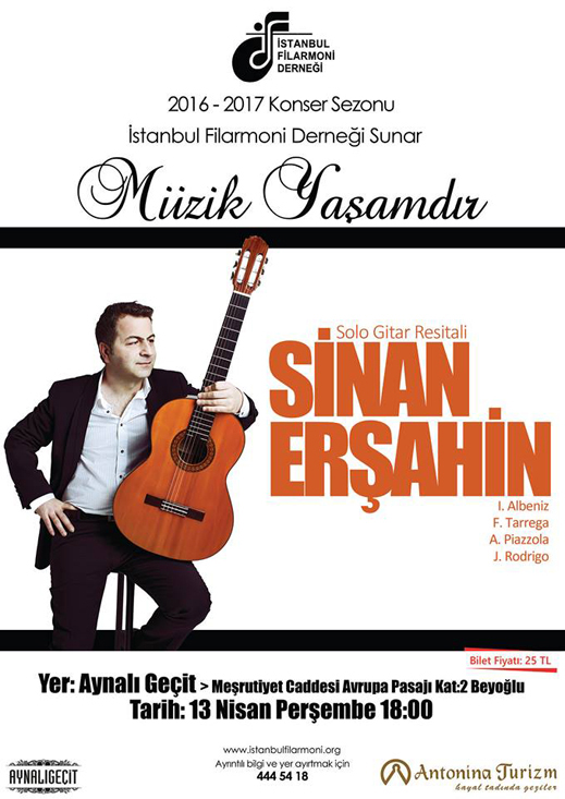 13.04.2017 / Sinan Erşahin Gitar Resitali