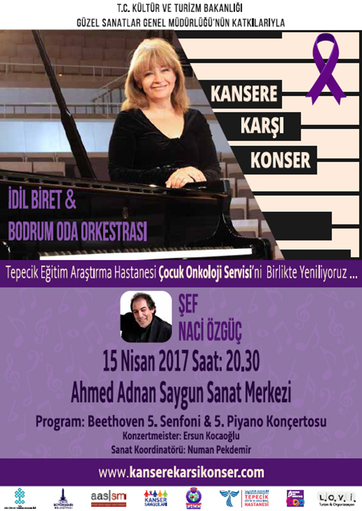 15.04.2017 / İdil Biret ve Bodrum Oda Orkestrası - Kansere Karşı Dinleti