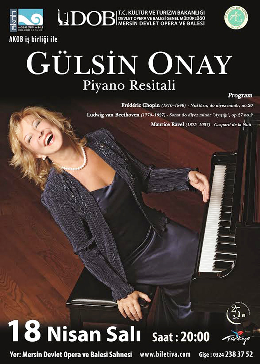18.04.2017 / Gülsin Onay Piyano Resitali
