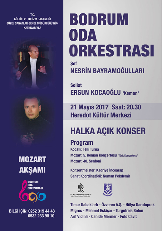 21.05.2017 / Bodrum Oda Orkestrası Dinletisi-1