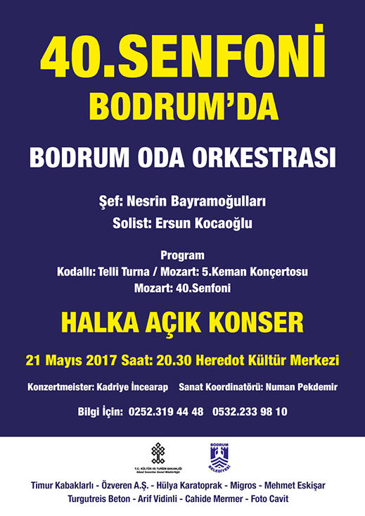 21.05.2017 / Bodrum Oda Orkestrası Dinletisi-2