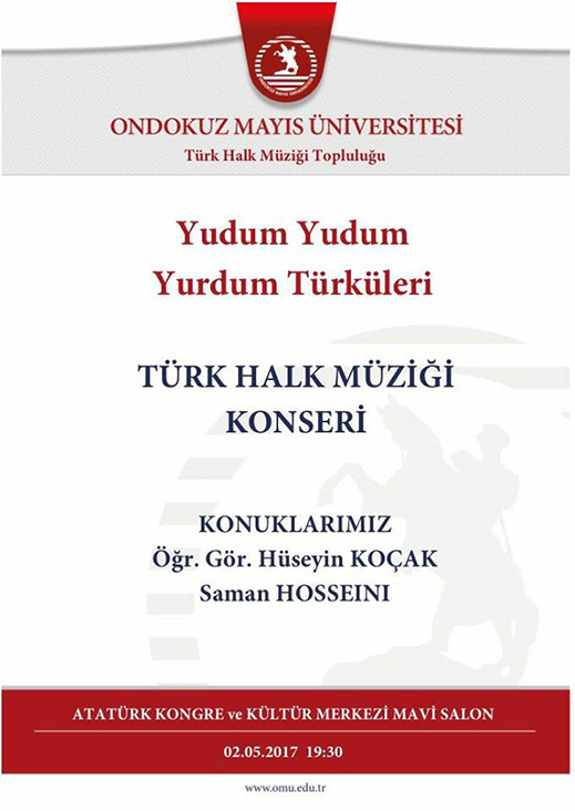 02.05.2017 / Yudum Yudum Yurdum Türküleri