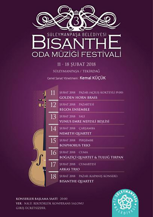 11.02.2018 / Bisanthe Oda Müziği Festivali