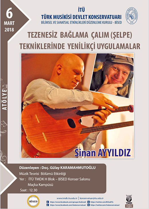 06.03.2018 / Tezenesiz Bağlama Çalım Tekniklerinde Yenilikçi Uygulamalar