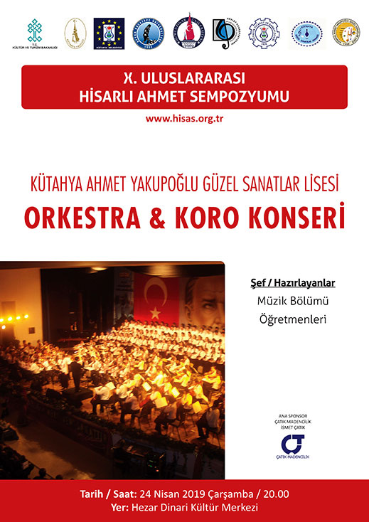 24.04.2019 / Ahmet Yakupoğlu Güzel Sanatlar Lisesi Orkestra ve Koro Dinletisi