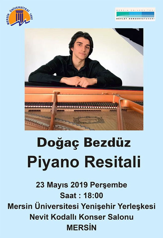 23.05.2019 / Doğaç Bezdüz Piyano Resitali