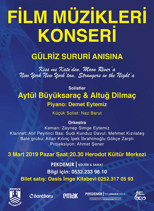 03.03.2019 / Film Müzikleri Konseri