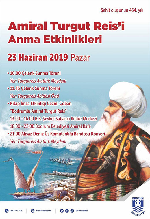 23.06.2019 / Amiral Turgut Reis'i Anma Etkinlikleri