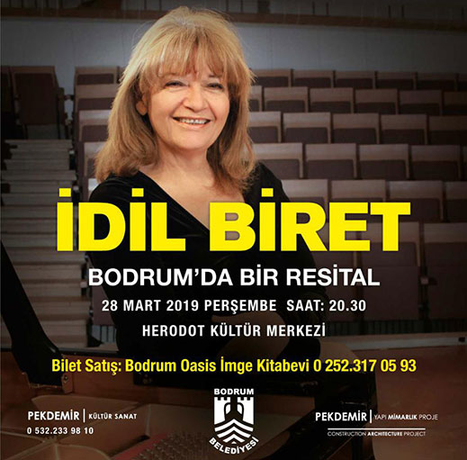 28.03.2019 / İdil Biret - Bodrum Resitali