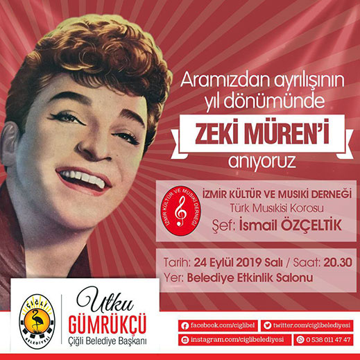 24.09.2019 / Zeki Müren'i Anma Konseri