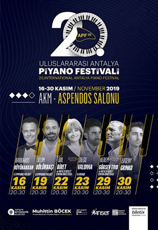 18.11.2019 / Uluslararası Antalya Piyano Festivali