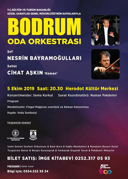 05.10.2019 / Bodrum Oda Orkestrası Dinletisi