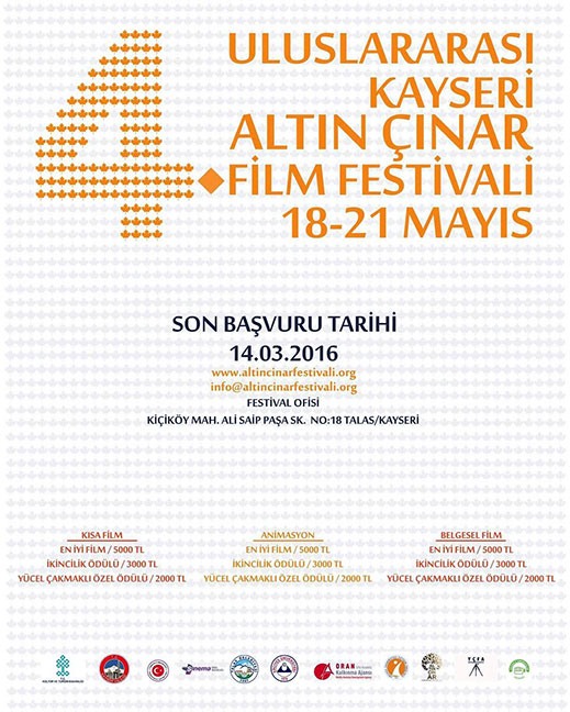 14.03.2016 / 4. Uluslararası Kayseri Film Festivali