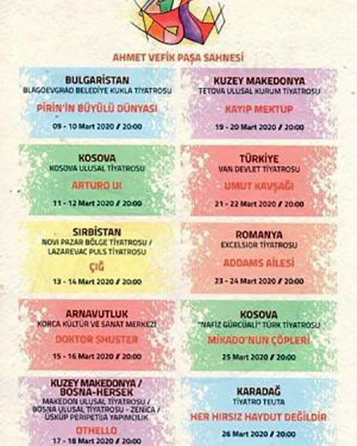 Uluslararası Bursa Balkan Ülkeleri Tiyatro Festivali