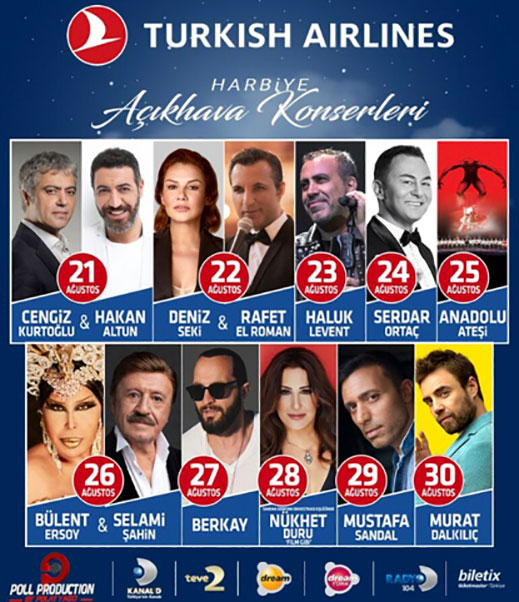 21.08.2019 / Turkish Airlines Harbiye Açıkhava Konserleri