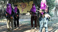 Las Tesis Dansı Yapan PKK'lı Kadın Teröristler