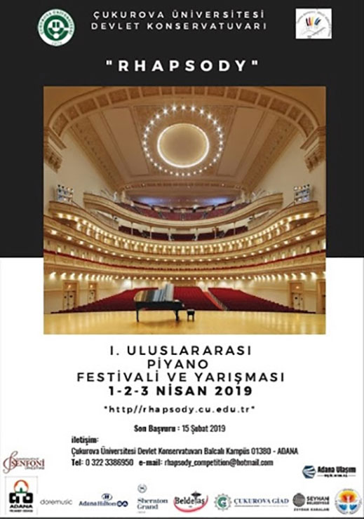 01.04.2019 / I. Uluslararası Piyano Festivali ve Yarışması