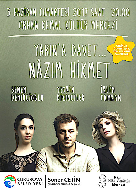 03.06.2017 / Yarın'a Davet - Nazım Hikmet