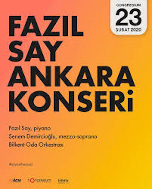 23.02.2020 / Fazıl Say - Ankara Konseri