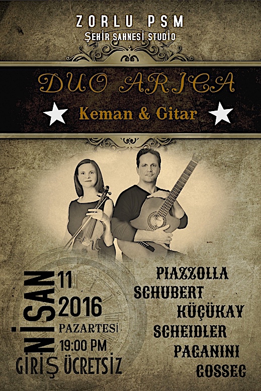 11.04.2016 / Duo Arıca Dinletisi